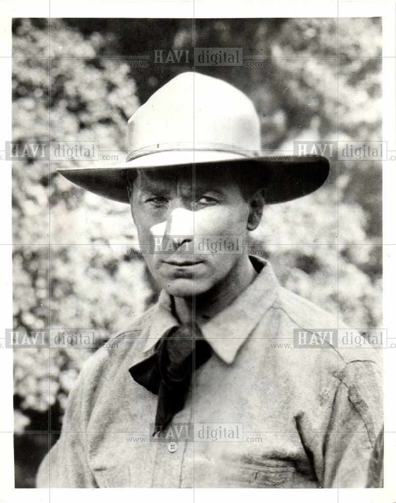 1961 Press Photo William Surrey Hart  silent film actor - Historic Images