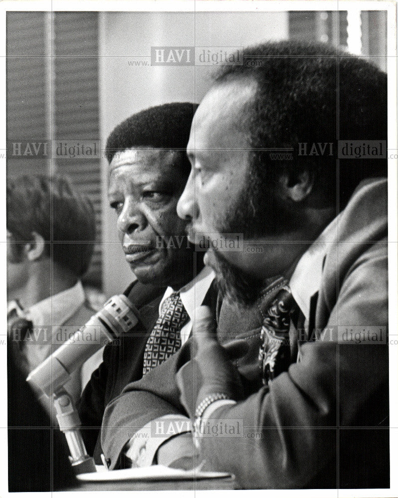 1976 Press Photo William Hart &amp; Dick Humphrey - Historic Images