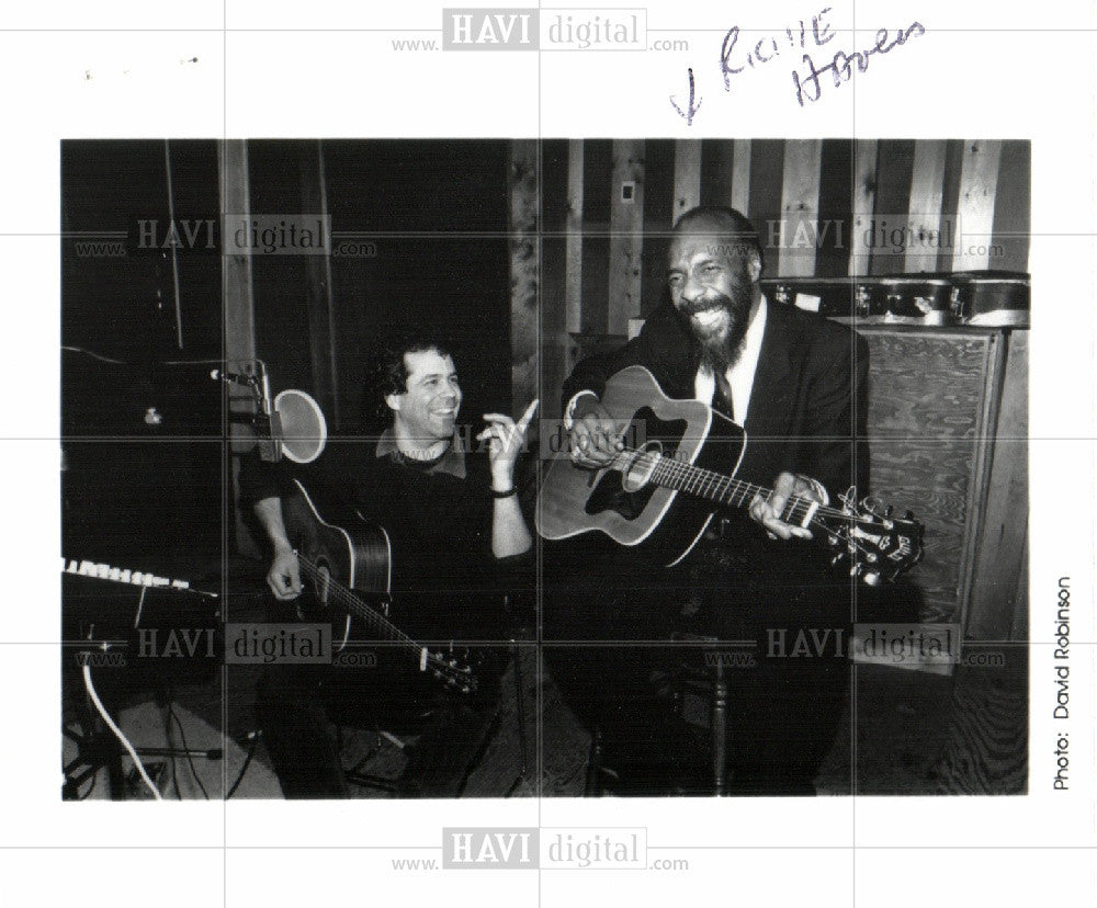 1990 Press Photo Richie Havens folk singer guitarist - Historic Images