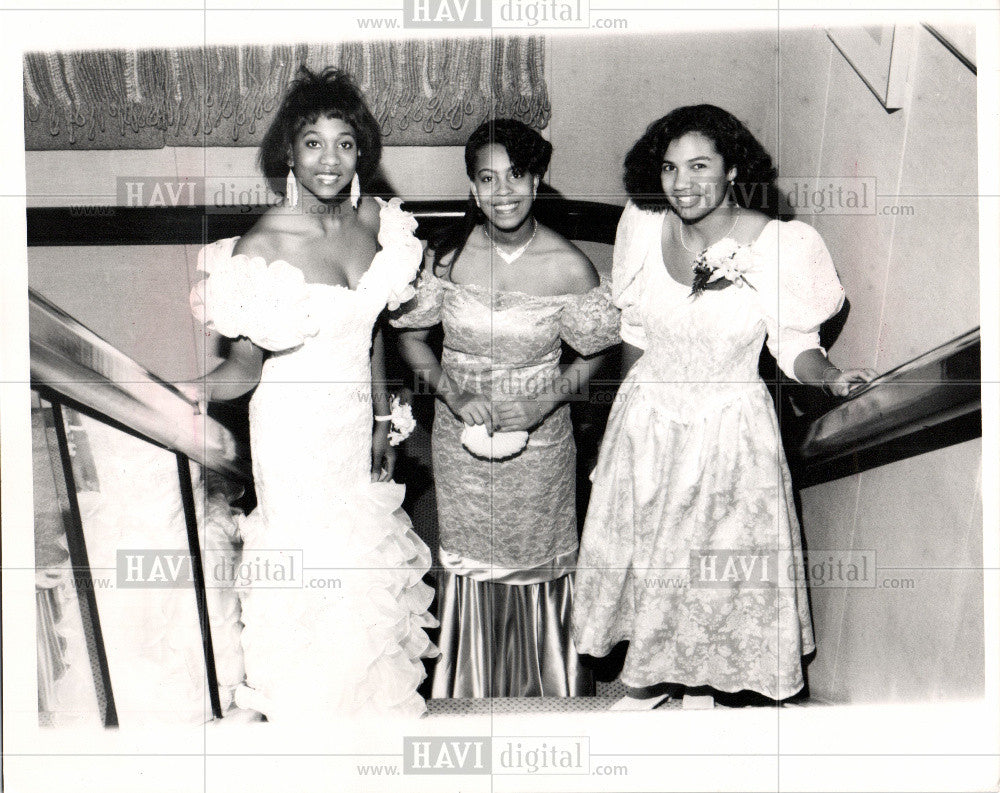 1988 Press Photo Elbert Hatchett, Ayanna Hatchett - Historic Images