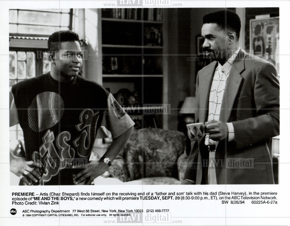 Press Photo Steve Harvey Actor Me And The Boys - Historic Images