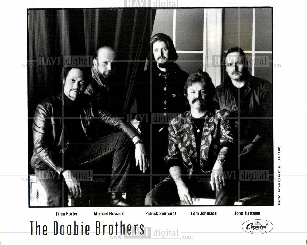 1991 Press Photo Doobie,brothers,american,rock,band, - Historic Images