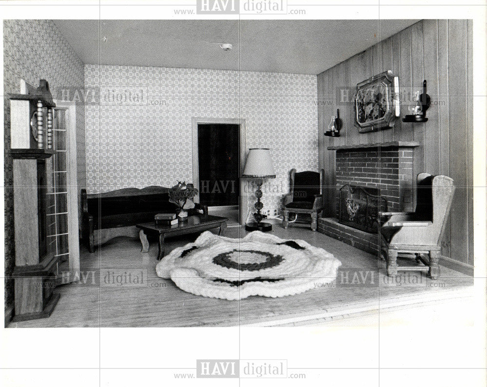 1976 Press Photo Doll House dream house - Historic Images