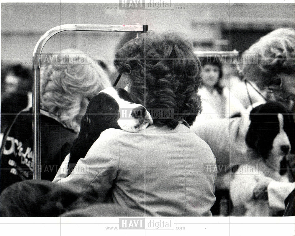 1983 Press Photo Detroit Kennel Club All-Breed dog show - Historic Images