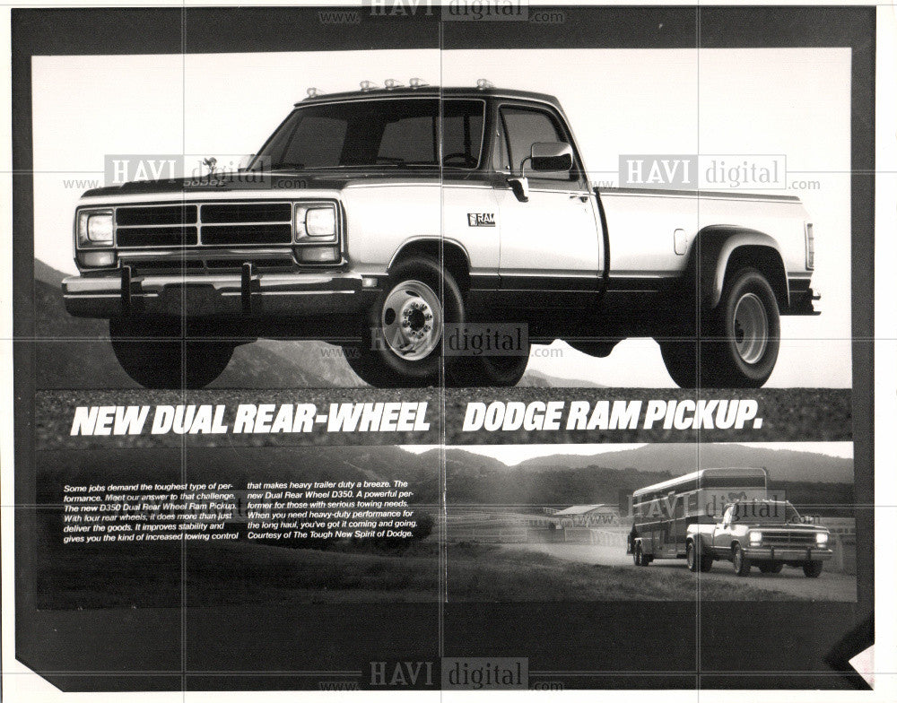 1988 Press Photo Dodge RAM Pickup - Historic Images
