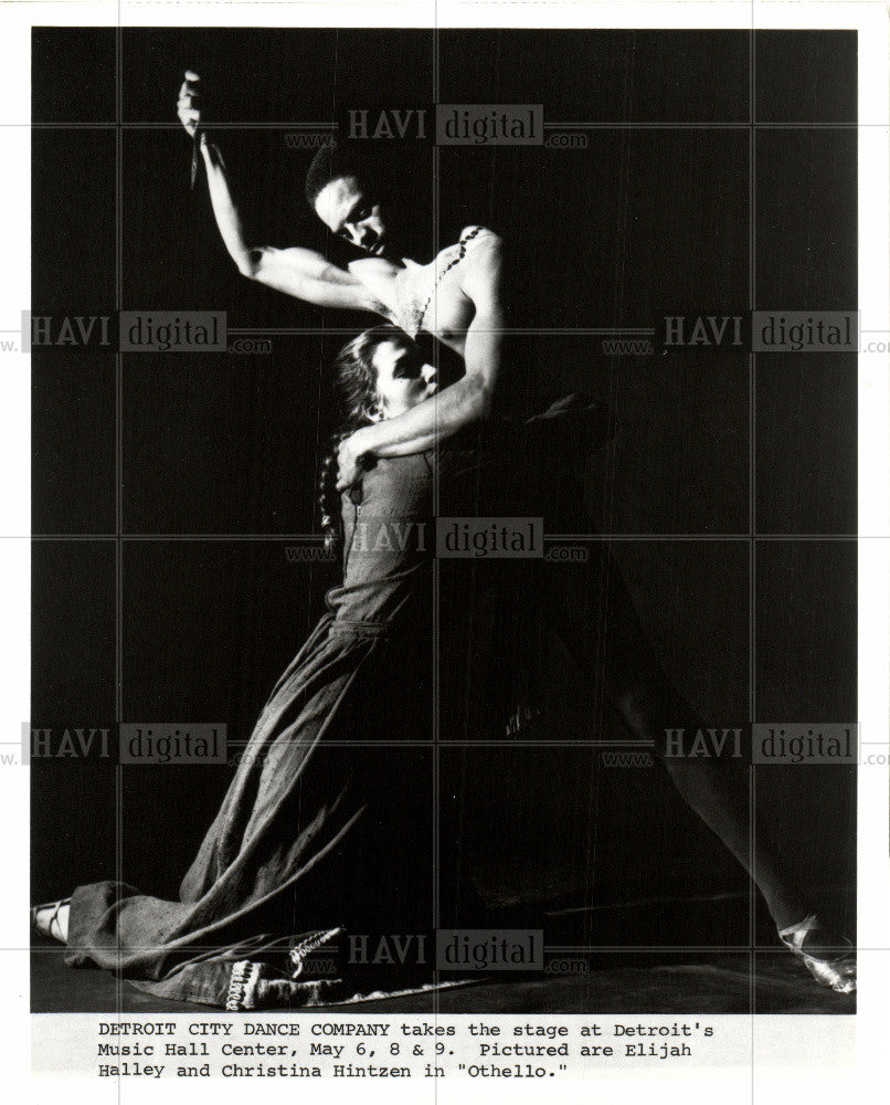 Press Photo Detroit City Dance Company Music Hall - Historic Images