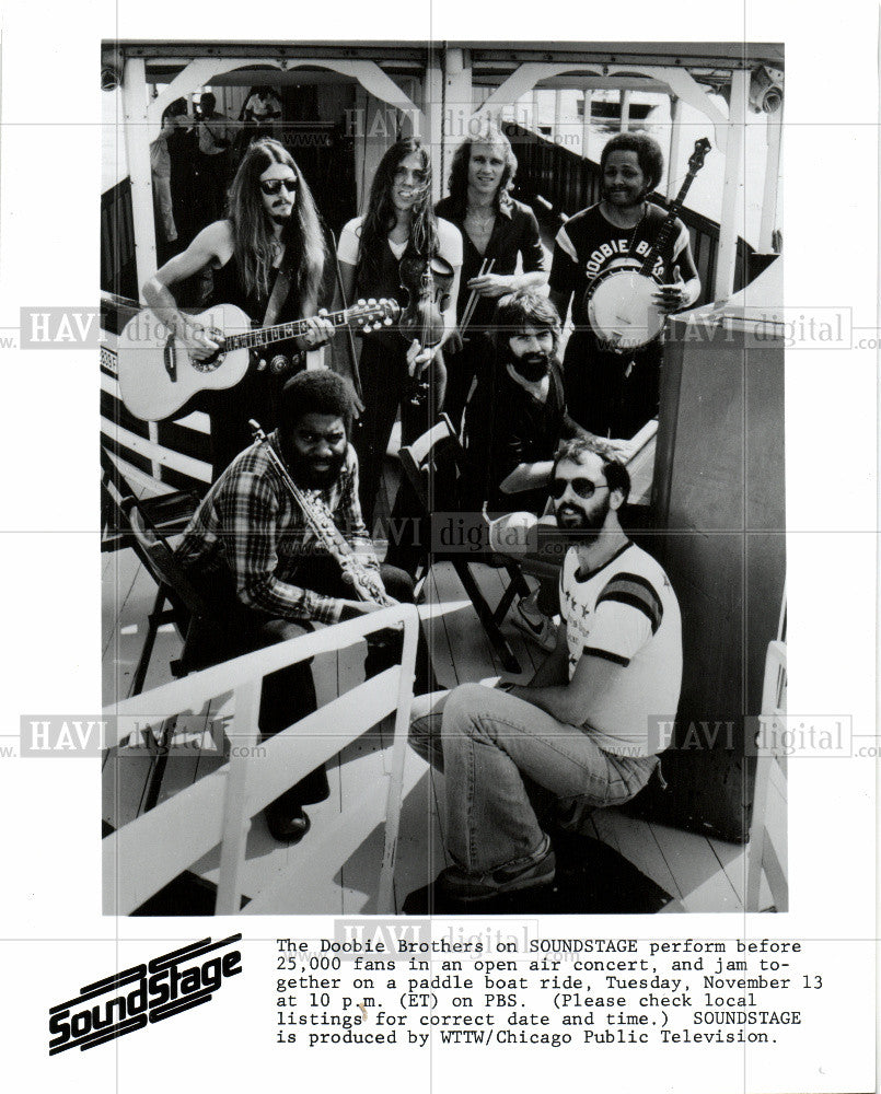 1985 Press Photo Doobie Brothers - Historic Images