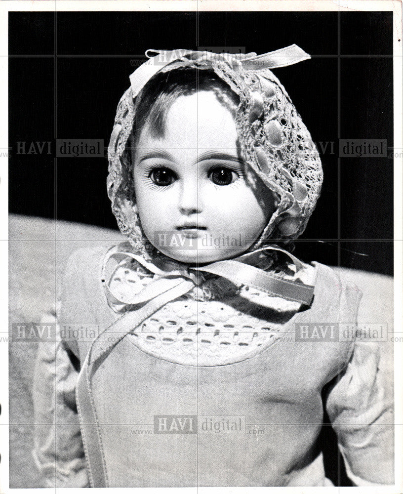1967 Press Photo antique doll 1967  1870 toys - Historic Images