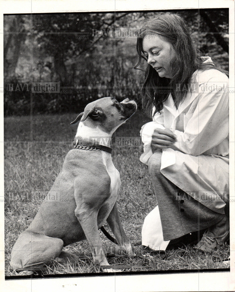 1973 Press Photo DOG - BOXER - Historic Images