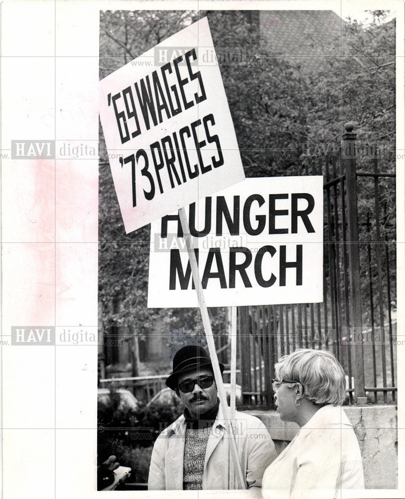 1973 Press Photo School Strike - Historic Images