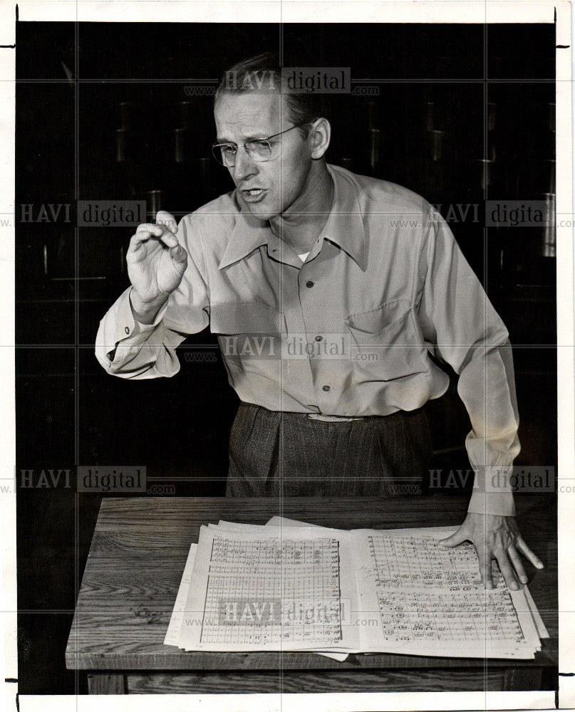 Press Photo Detroit Schools - Historic Images