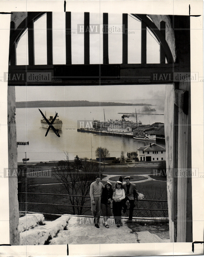 1947 Press Photo Detroit Schools - Historic Images