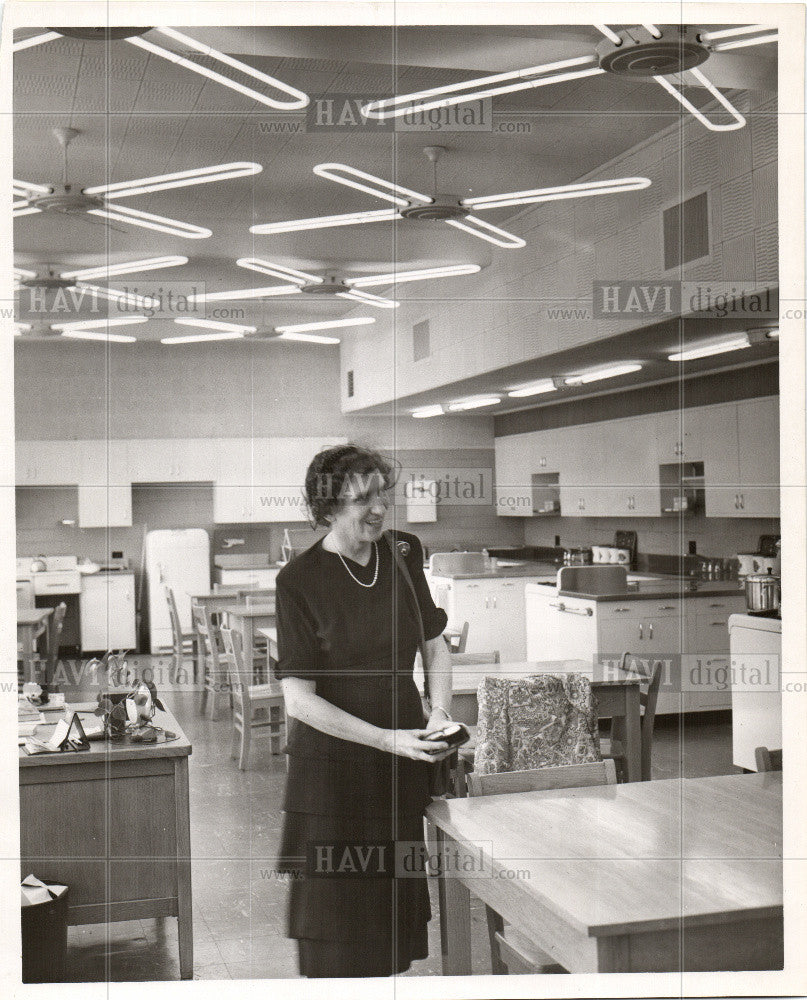 1953 Press Photo Jane Lovejoy, Everett School - Historic Images