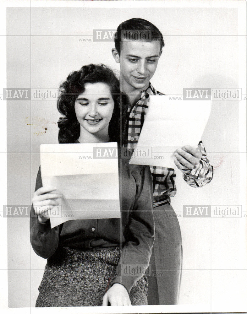 1958 Press Photo Chadsey Christian Concert Litak Cassat - Historic Images