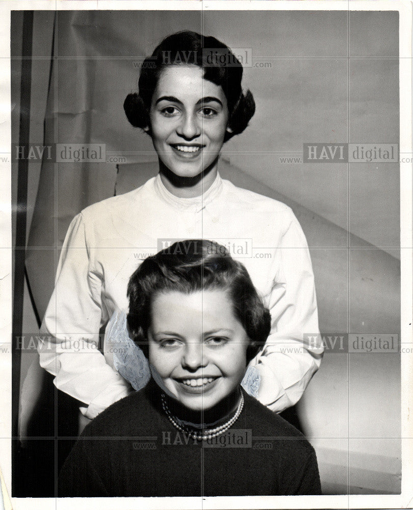 1954 Press Photo Detroit Schools - Historic Images