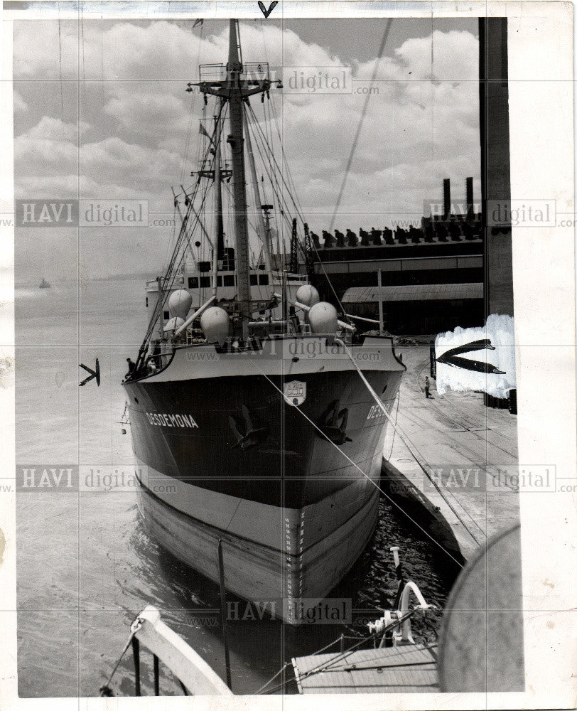 1952 Press Photo river lakes-system detroit - Historic Images