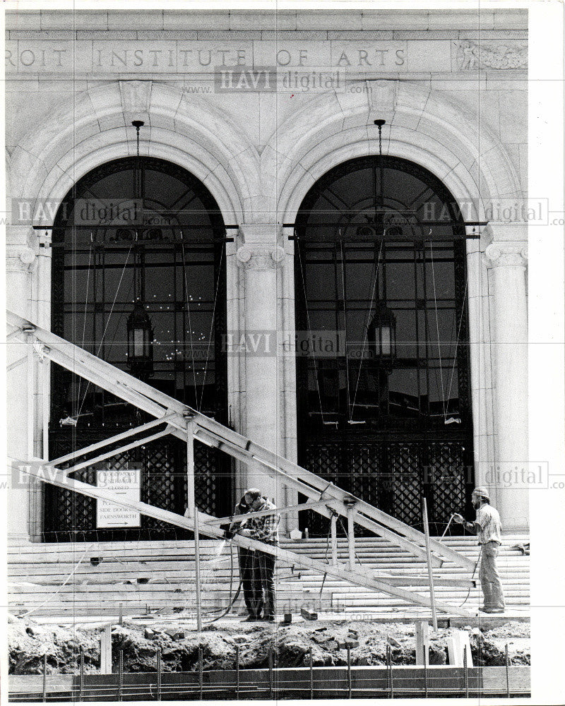 1988 Press Photo Detroit Institute Of Arts - Historic Images