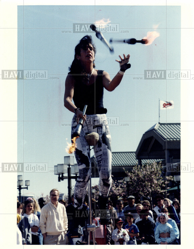 1998 Press Photo MARVENE RUBIO Detroit Festival of arts - Historic Images