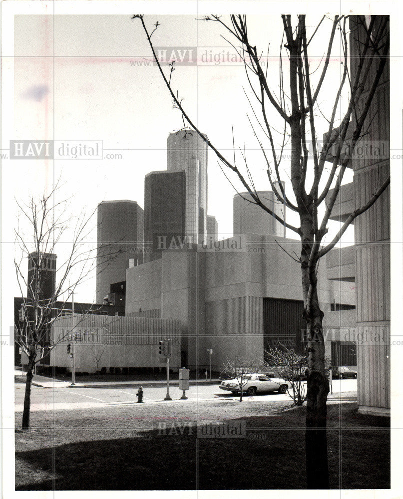 1977 Press Photo Detroit Edison&#39;s substation - Historic Images