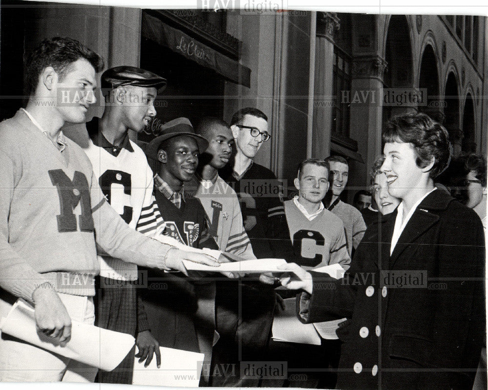 1959 Press Photo Competing in state tournaments - Historic Images