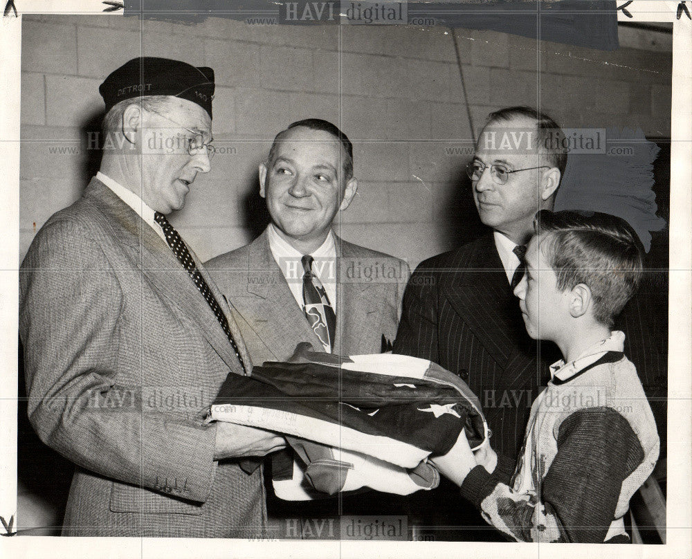 1948 Press Photo INDOOR CEREMONY. STEMMELEN ;WATKIN - Historic Images