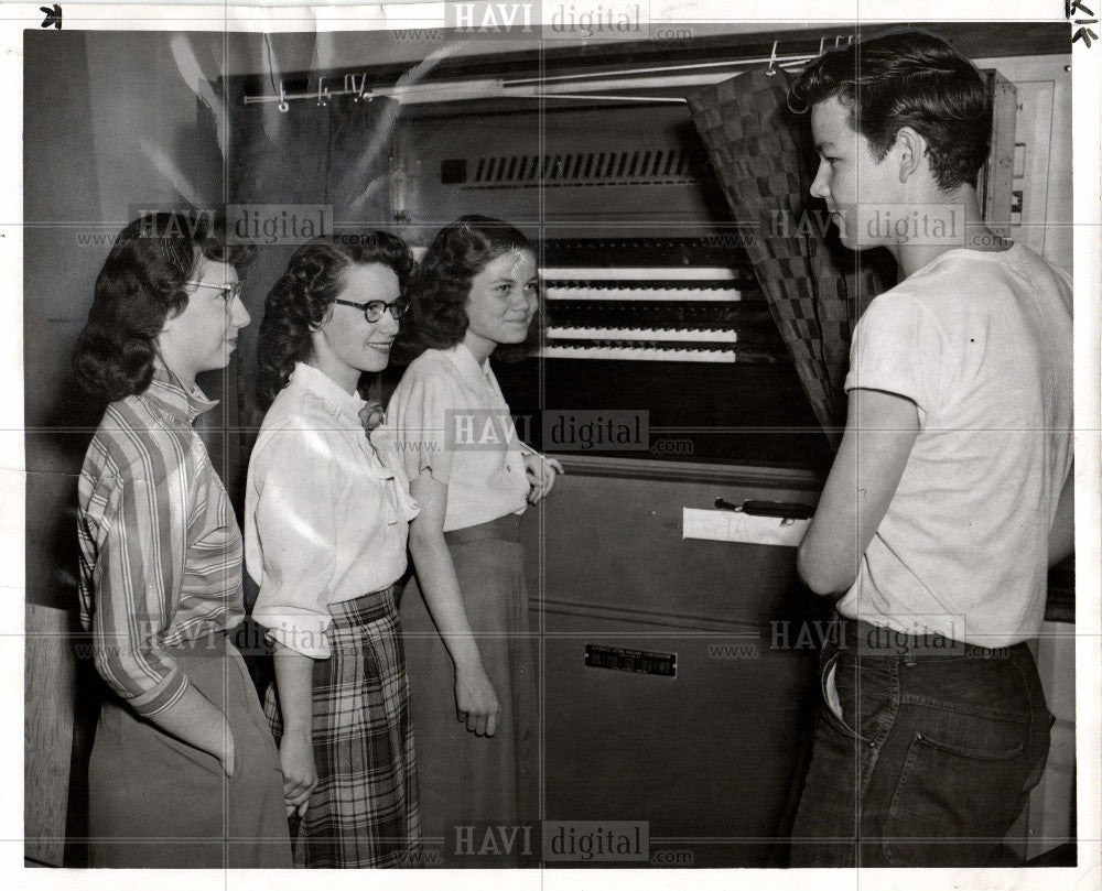 1950 Press Photo set schools - Historic Images