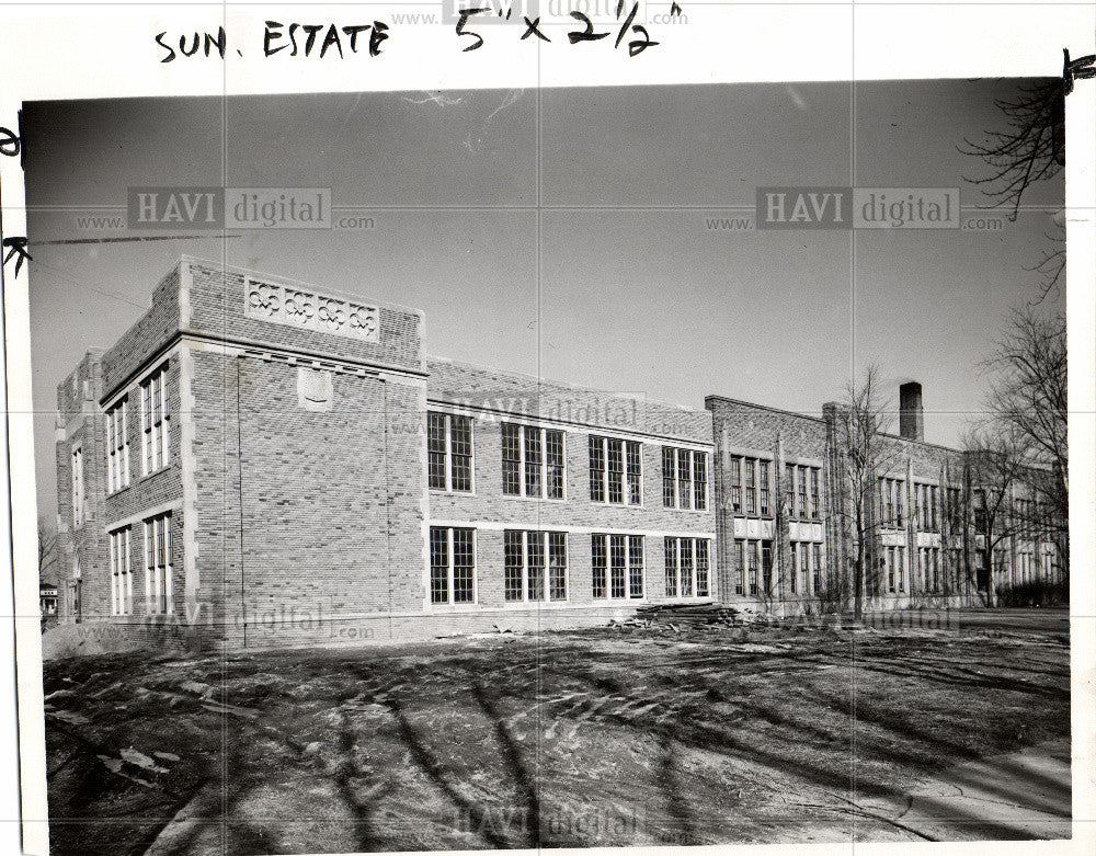 1953 Press Photo Detroit school sunday estate grant - Historic Images