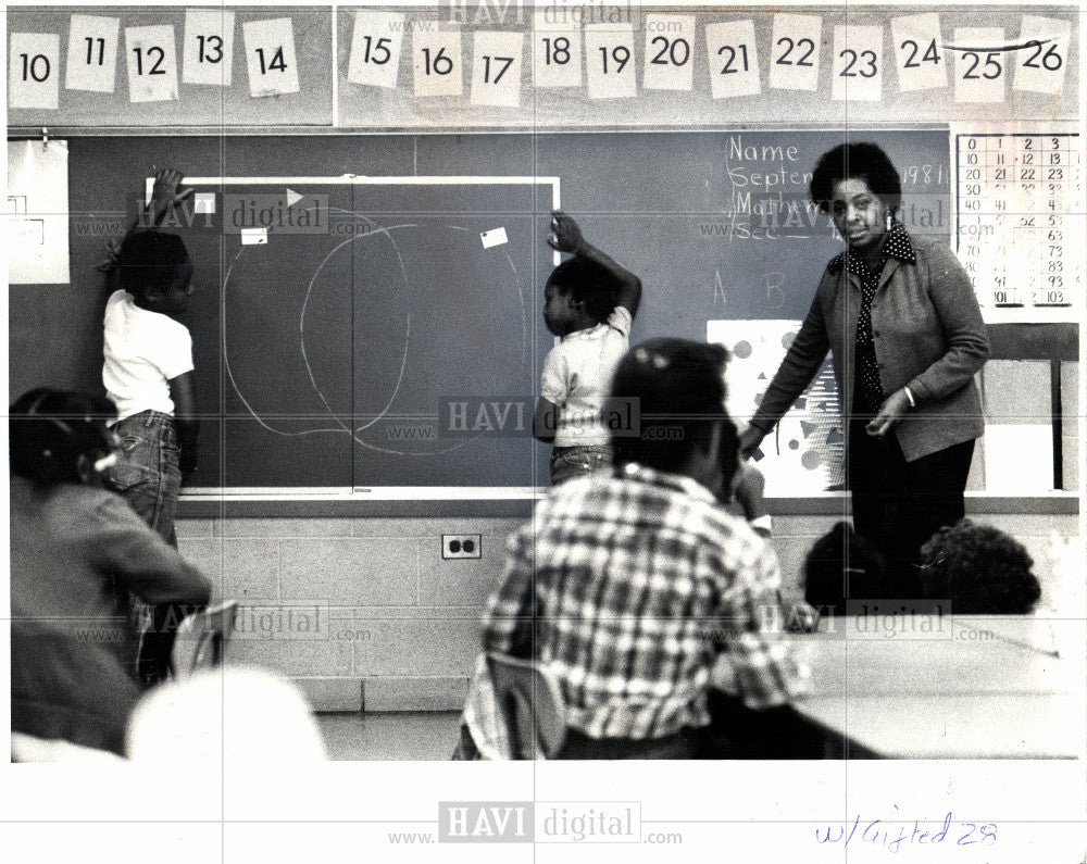 1981 Press Photo Vera Haynes Teacher - Historic Images