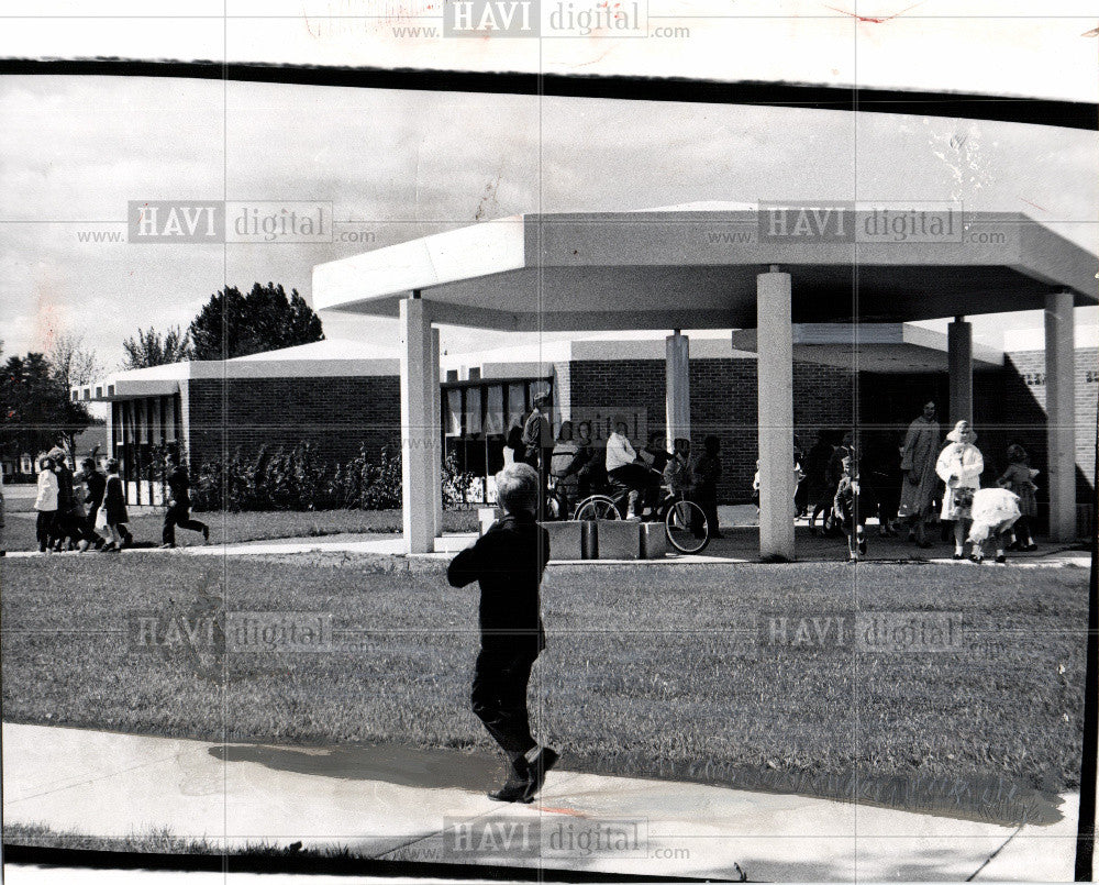 1962 Press Photo Detroit Schools Fleming Elementary - Historic Images