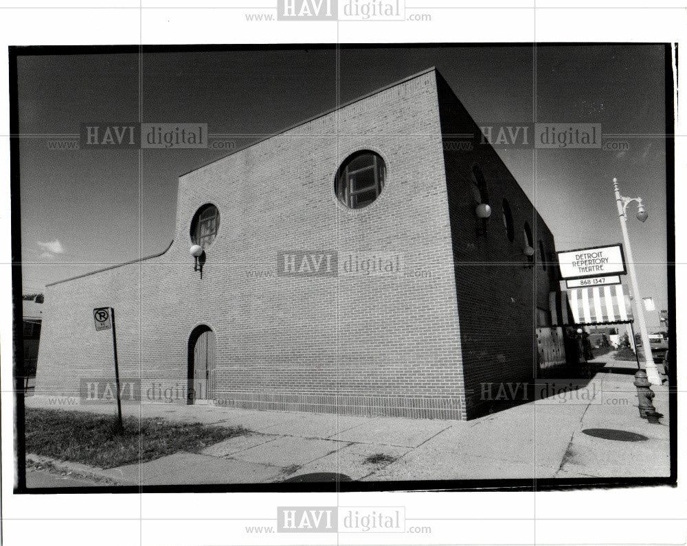 1989 Press Photo Detroit Repertory Theater - Historic Images