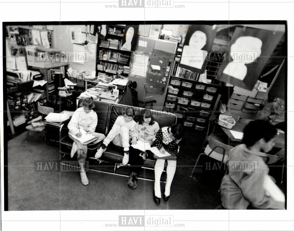 1991 Press Photo Detroit Open School - Historic Images