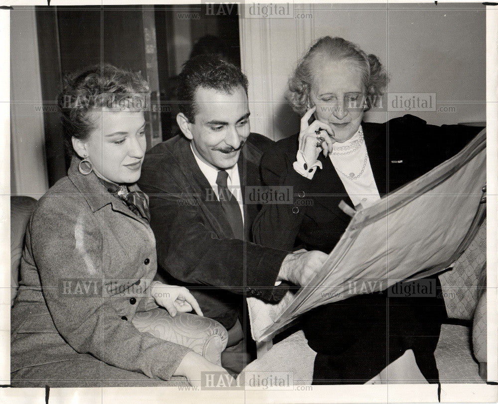 1949 Press Photo Detroit Opera Society - Historic Images