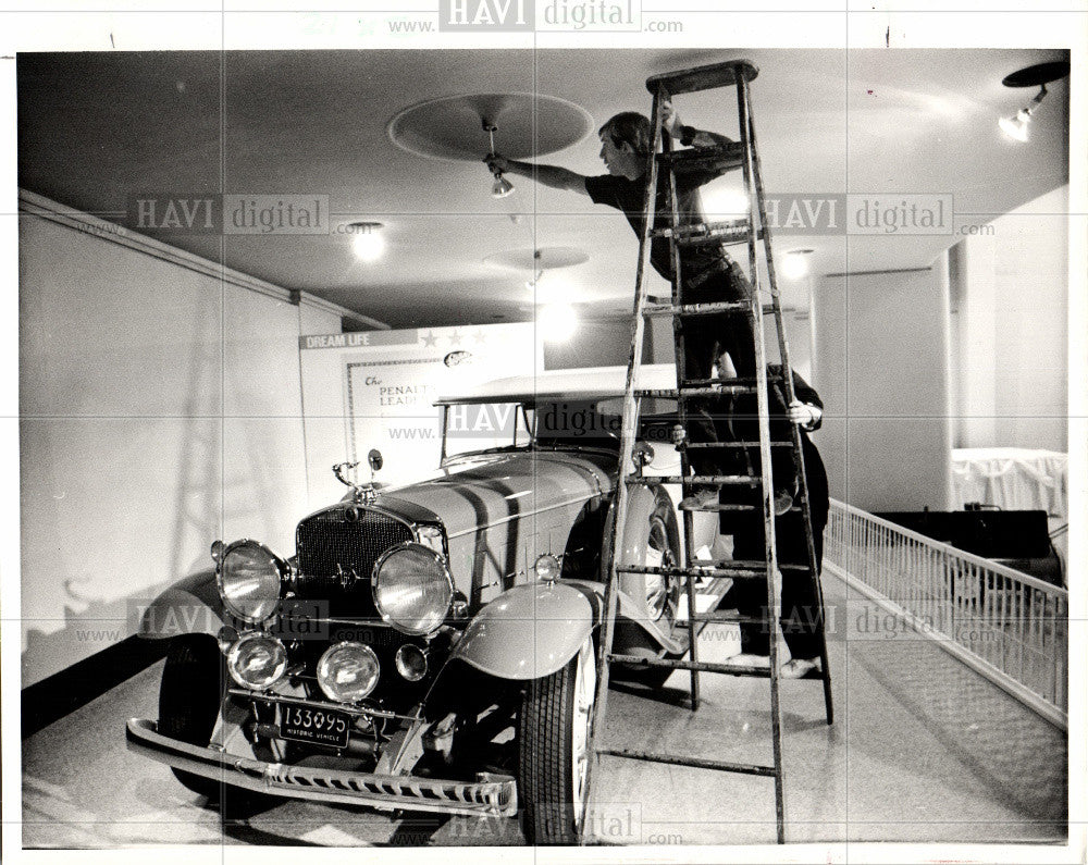 1986 Press Photo 1931 V6 Cadillac automotive vintage - Historic Images