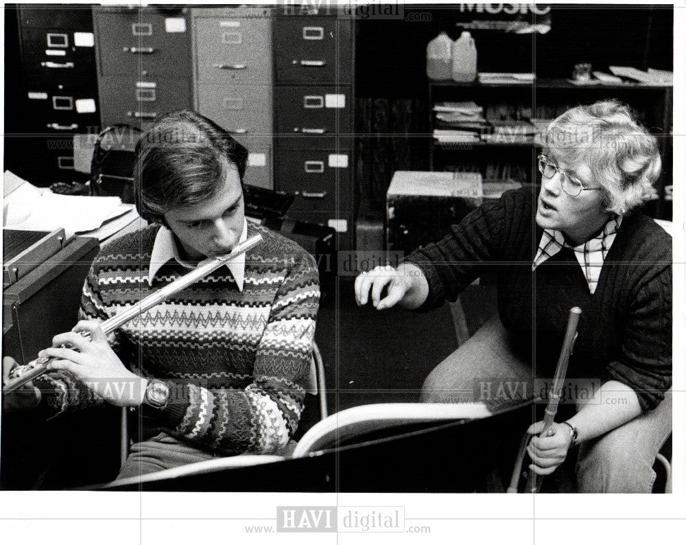 1979 Press Photo Bruce Flischer Joanne Peters DCDS DCD - Historic Images