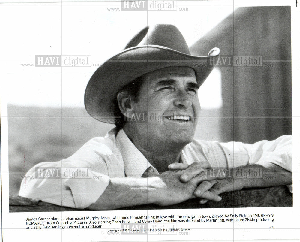 1986 Press Photo James Garner Actor - Historic Images