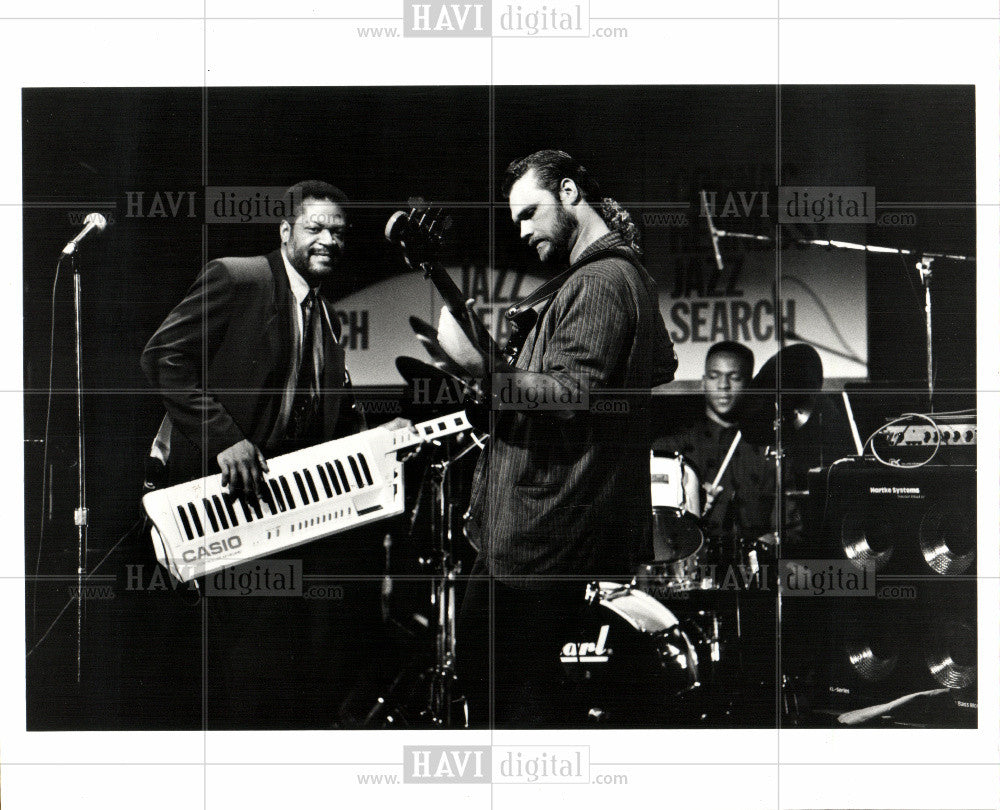 1991 Press Photo Henry Gibson Jr. Band - Historic Images