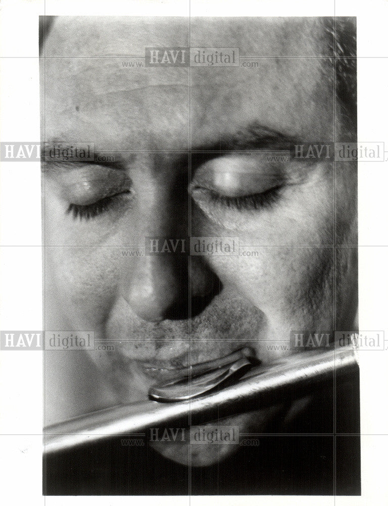 1979 Press Photo Jean-Pierre Rampal flutist flautist - Historic Images