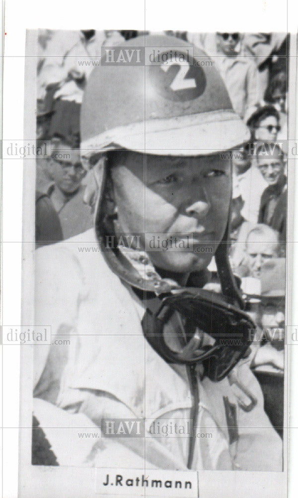 1959 Press Photo Jim Rathmann race car driver Indy 500 - Historic Images