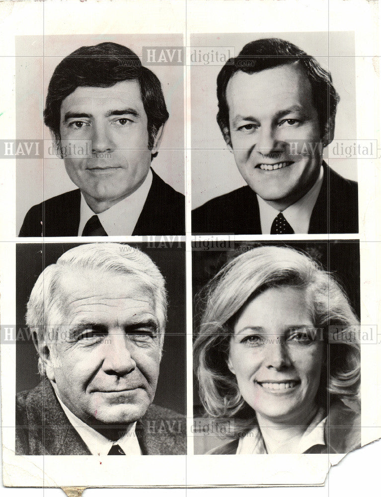 1982 Press Photo American journalist,news anchor - Historic Images