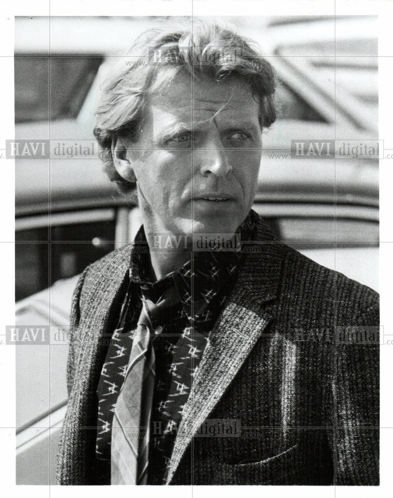 1986 Press Photo David Rasche US TV actor Sledgehammer - Historic Images