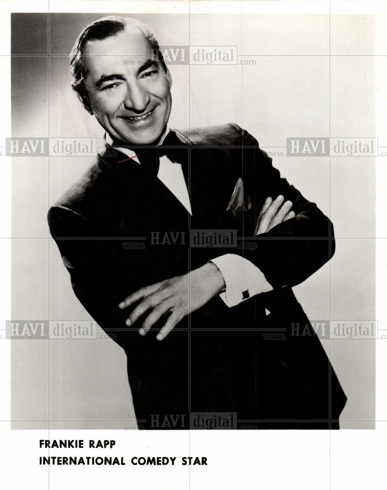 1977 Press Photo Frankie Rapp International Comedy star - Historic Images