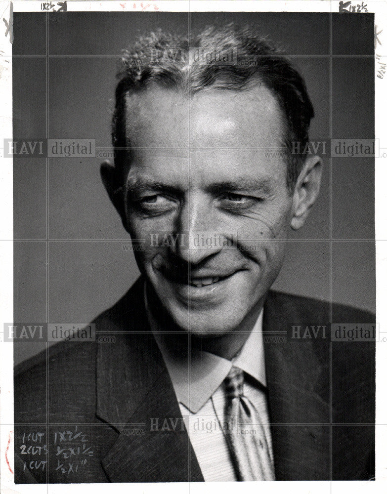 1957 Press Photo James Ransone American actor - Historic Images