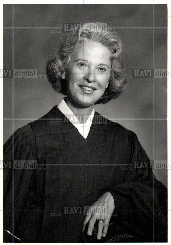 1976 Press Photo Dorothy Riley Judge Michigan Supreme - Historic Images