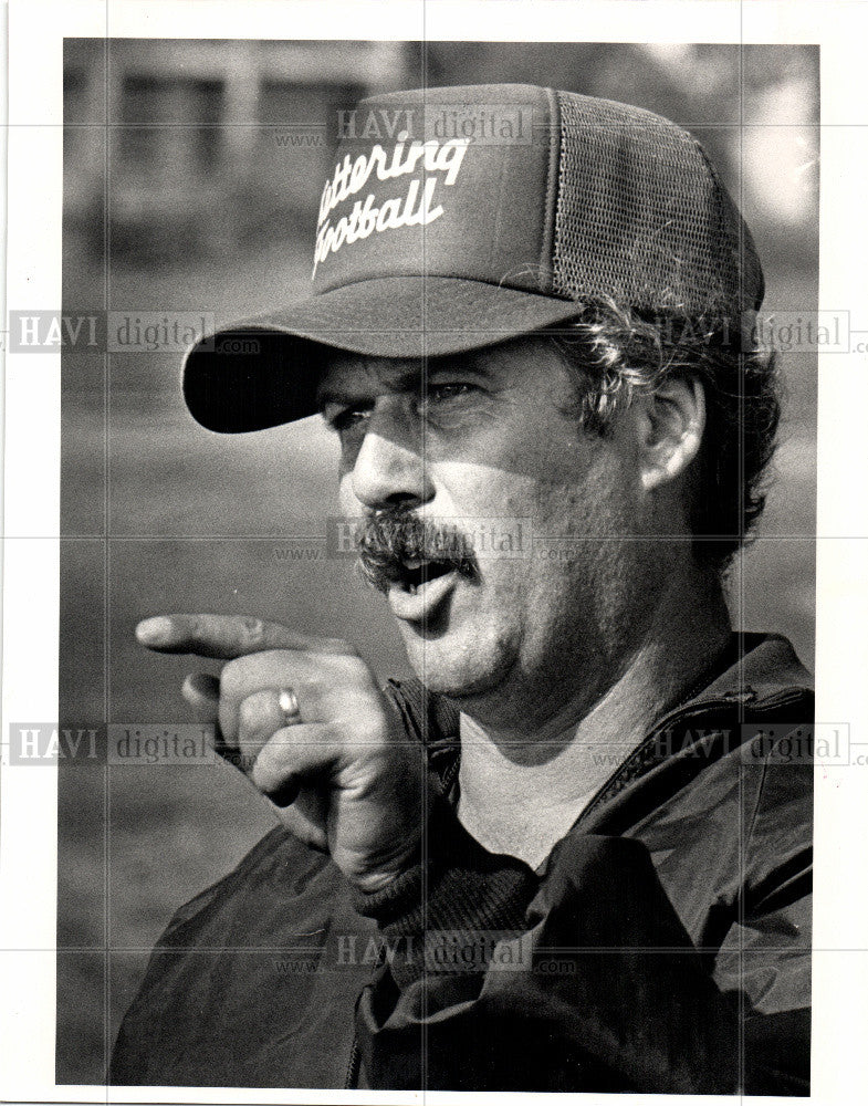 1983 Press Photo Kettering Andy Rio High School Coach - Historic Images