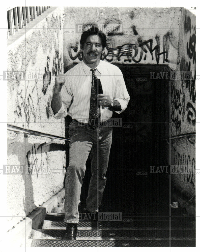 1993 Press Photo Geraldo Rivera - Historic Images