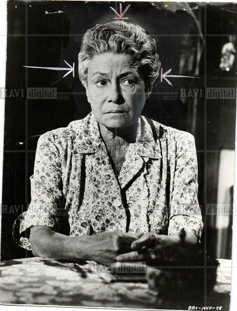 1962 Press Photo Thelma Ritter actress - Historic Images