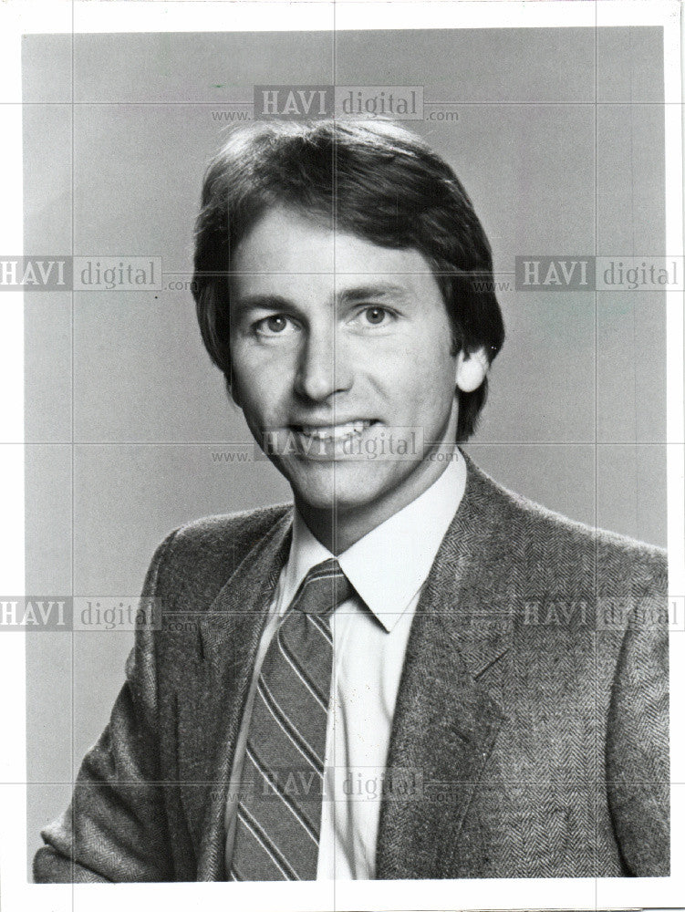 1985 Press Photo John Ritter Actor Comedian California - Historic Images