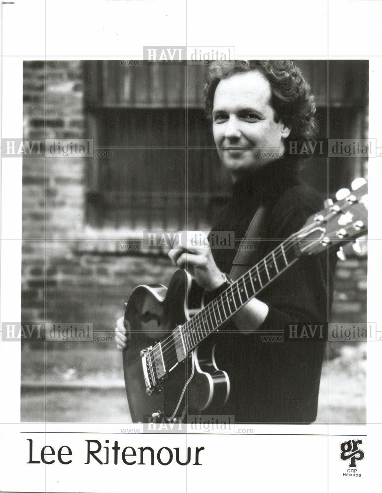 1995 Press Photo Lee Mack &quot;Captain Fingers&quot; Ritenour - Historic Images