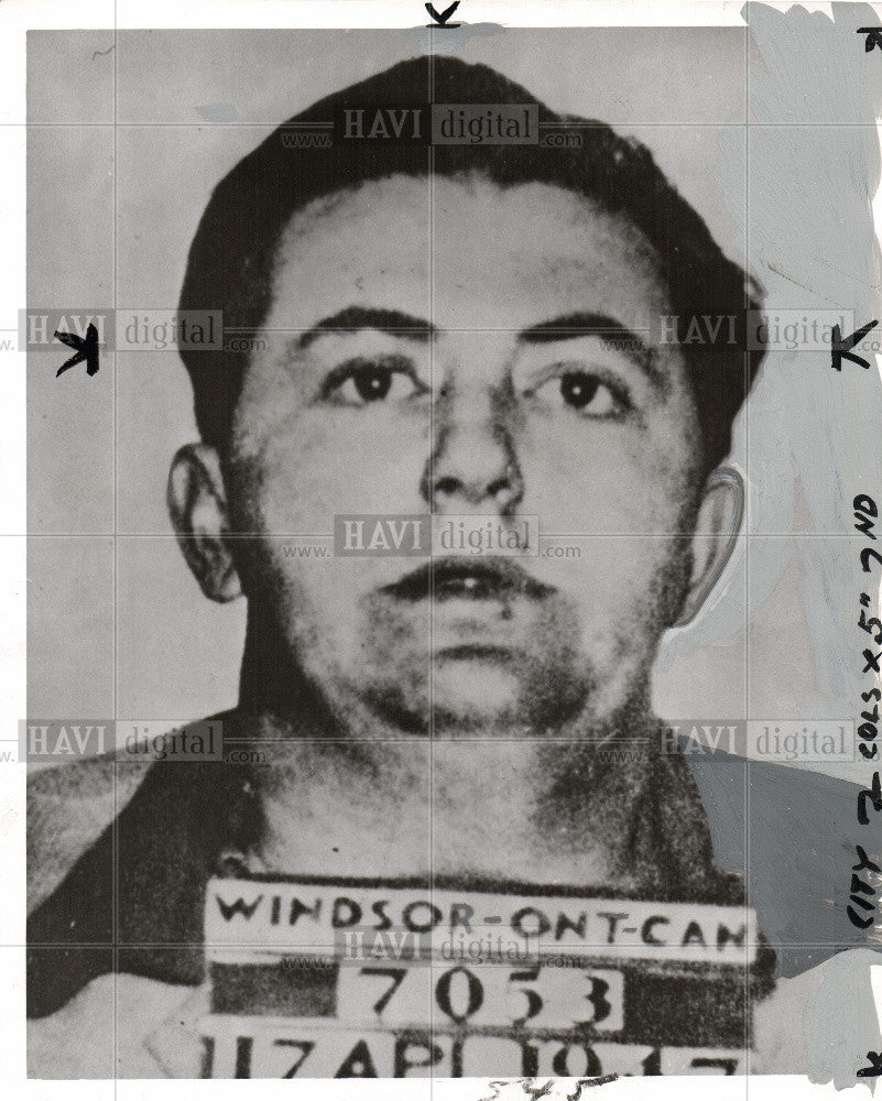 1954 Press Photo Don Ritchie Mugshot - Historic Images