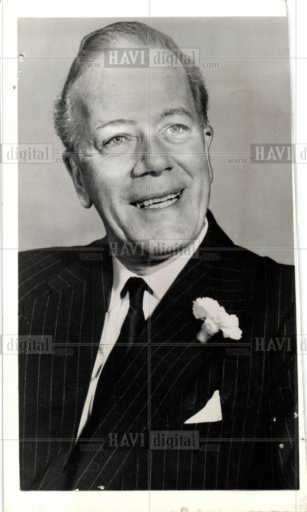 1963 Press Photo Cyril Ritchard Television Actor - Historic Images